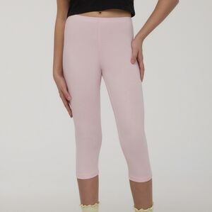 Joe Fresh Light Pink Capri Leggings Size S